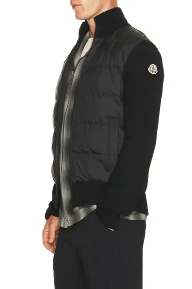 Moncler Extrafine Wool Cardigan | Thumbnail 2 Moncler Extrafine Wool Cardigan | Thumbnail 2