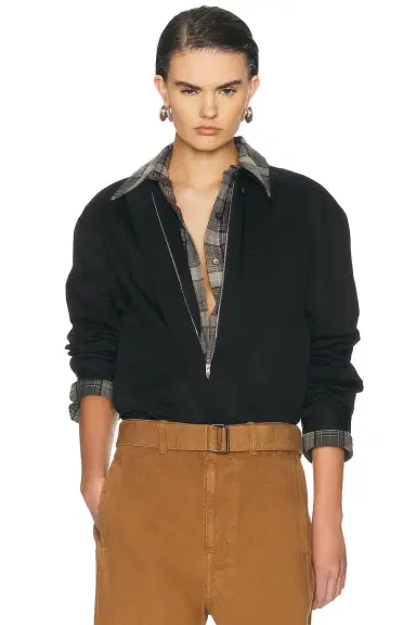 Acne Studios Odossa Twill Trench Jacket | Thumbnail 1 Acne Studios Odossa Twill Trench Jacket | Thumbnail 1