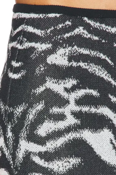 The Attico Midi Zebra Skirt | Thumbnail 6 The Attico Midi Zebra Skirt | Thumbnail 6