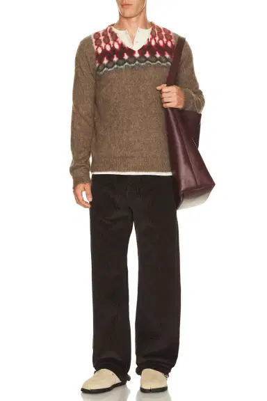 Maison Margiela Brushed Pullover Sweater | Thumbnail 3 Maison Margiela Brushed Pullover Sweater | Thumbnail 3