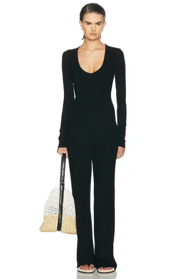 ÉTERNE Easy Lounge Butter Rib Pant | Thumbnail 5 ÉTERNE Easy Lounge Butter Rib Pant | Thumbnail 5