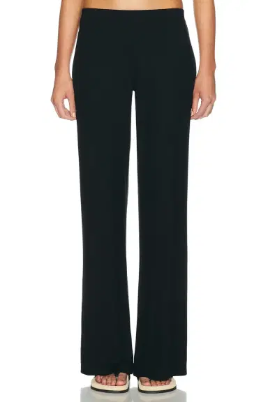 ÉTERNE Easy Lounge Butter Rib Pant | Thumbnail 1 ÉTERNE Easy Lounge Butter Rib Pant | Thumbnail 1