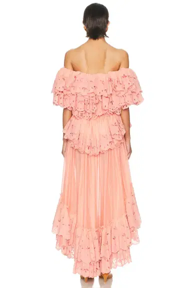 Chloe Maxi Ruffle Dress | Thumbnail 3 Chloe Maxi Ruffle Dress | Thumbnail 3
