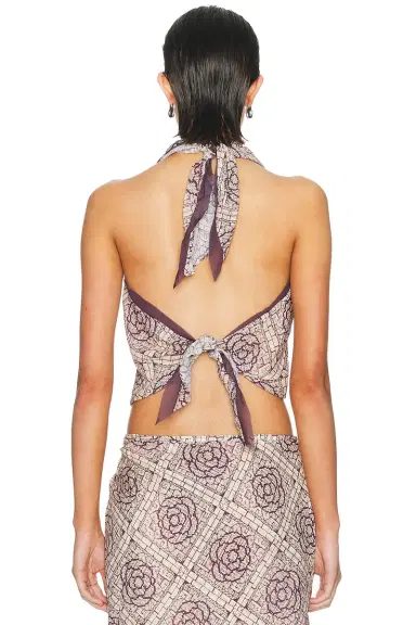 SIR. Mireli Halter Tie Top | Thumbnail 3 SIR. Mireli Halter Tie Top | Thumbnail 3