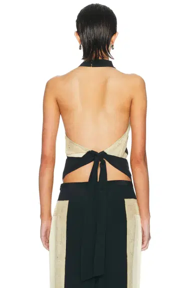 SIR. Sona Halter Tie Top | Thumbnail 3 SIR. Sona Halter Tie Top | Thumbnail 3