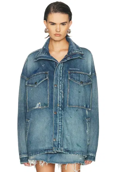 Balenciaga Denim Parka | Thumbnail 2 Balenciaga Denim Parka | Thumbnail 2