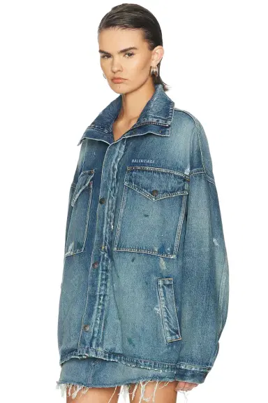 Balenciaga Denim Parka | Thumbnail 3 Balenciaga Denim Parka | Thumbnail 3