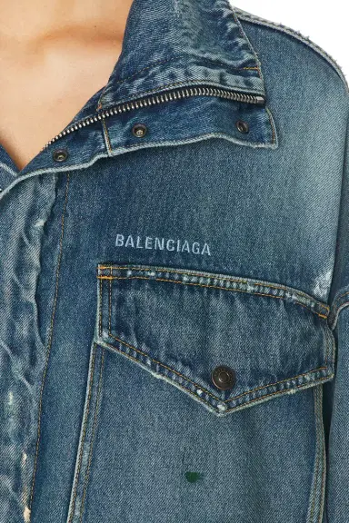 Balenciaga Denim Parka | Thumbnail 6 Balenciaga Denim Parka | Thumbnail 6