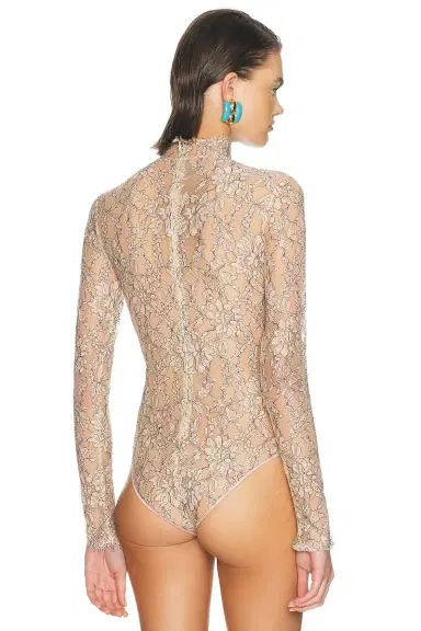 Valentino Rebrode Lace Bodysuit Top | Thumbnail 4 Valentino Rebrode Lace Bodysuit Top | Thumbnail 4
