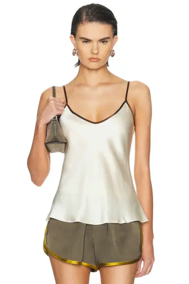 Comme Si Silk Bias Cami Top | Thumbnail 1 Comme Si Silk Bias Cami Top | Thumbnail 1