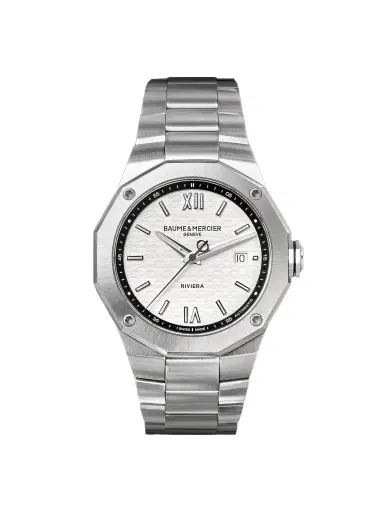 Baume & Mercier Riviera Automatic Stainless Steel Watch, Ref. 10829 - Men | Thumbnail 1 Baume & Mercier Riviera Automatic Stainless Steel Watch, Ref. 10829 - Men | Thumbnail 1
