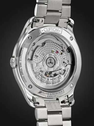 Baume & Mercier Clifton Automatic Stainless Steel Watch, Ref. 10793 - Men | Thumbnail 5 Baume & Mercier Clifton Automatic Stainless Steel Watch, Ref. 10793 - Men | Thumbnail 5