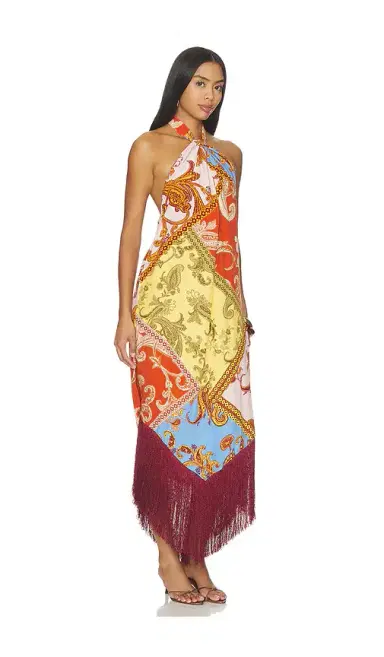 Hemant & Nandita Tie Sash Long Dress | Thumbnail 2 Hemant & Nandita Tie Sash Long Dress | Thumbnail 2