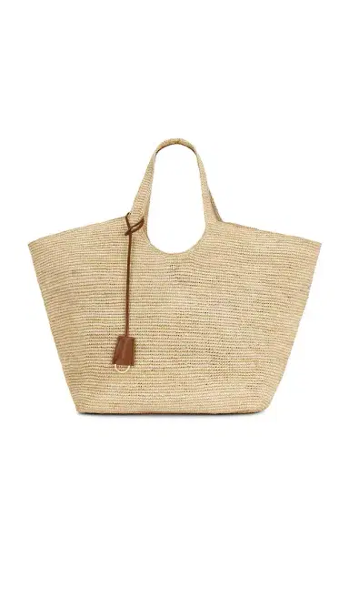 ANINE BING Lili Tote Raphia Bag | Thumbnail 1 ANINE BING Lili Tote Raphia Bag | Thumbnail 1
