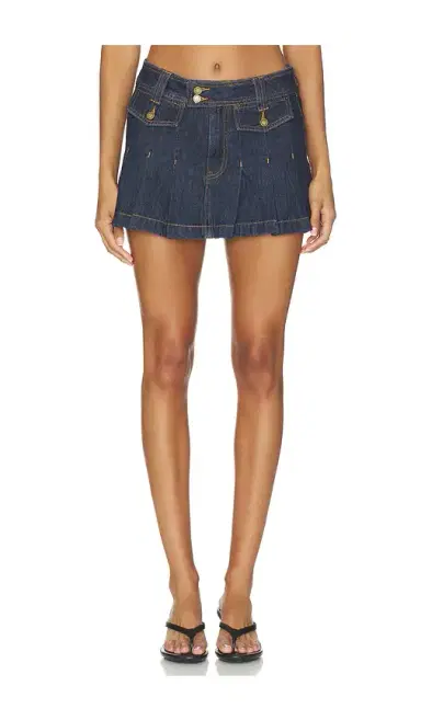 BLANKNYC Denim Pleated Skirt | Thumbnail 1 BLANKNYC Denim Pleated Skirt | Thumbnail 1