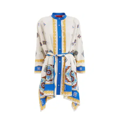 La Double J Foulard Mini Dress (Placed) | Thumbnail 4 La Double J Foulard Mini Dress (Placed) | Thumbnail 4