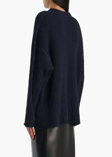 Khaite Dylan Top In Dark Navy | Thumbnail 4 Khaite Dylan Top In Dark Navy | Thumbnail 4