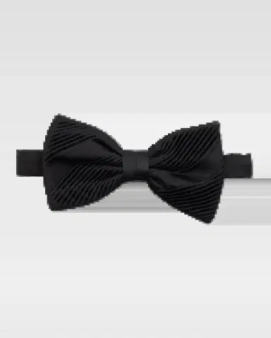 Stefano Ricci Men's Pleated Silk Pre-Tied Bow Tie | Thumbnail 2 Stefano Ricci Men's Pleated Silk Pre-Tied Bow Tie | Thumbnail 2