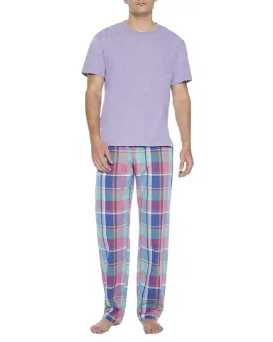 Majestic International Men 's Lessons In Color Crew and Pant Pajama Set | Thumbnail 1 Majestic International Men 's Lessons In Color Crew and Pant Pajama Set | Thumbnail 1