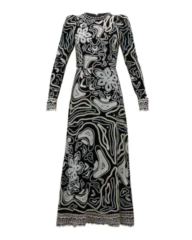 Ulla Johnson Alexia Bead & Sequin-Embroidered Velvet Gown | Thumbnail 1 Ulla Johnson Alexia Bead & Sequin-Embroidered Velvet Gown | Thumbnail 1