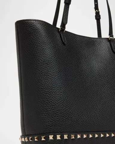 Valentino Garavani Medium Rockstud Grain Leather Tote Bag | Thumbnail 6 Valentino Garavani Medium Rockstud Grain Leather Tote Bag | Thumbnail 6