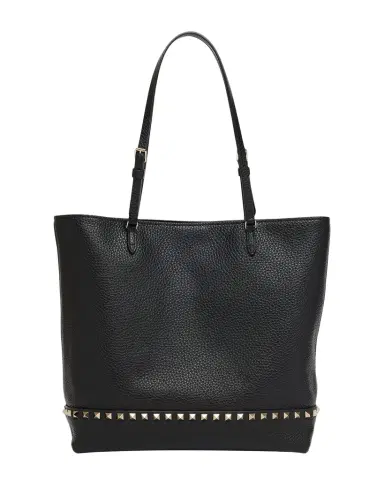 Valentino Garavani Medium Rockstud Grain Leather Tote Bag | Thumbnail 1 Valentino Garavani Medium Rockstud Grain Leather Tote Bag | Thumbnail 1