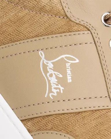 Christian Louboutin Men 's Retero Reversed Leather Low-Top Sneakers | Thumbnail 3 Christian Louboutin Men 's Retero Reversed Leather Low-Top Sneakers | Thumbnail 3