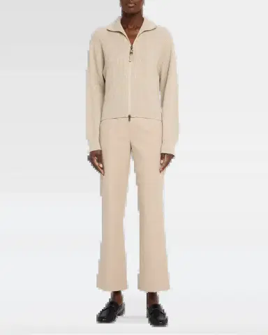 Brunello Cucinelli Sparkly Cashmere Rib Long-Sleeve Zip Cardigan | Thumbnail 6 Brunello Cucinelli Sparkly Cashmere Rib Long-Sleeve Zip Cardigan | Thumbnail 6