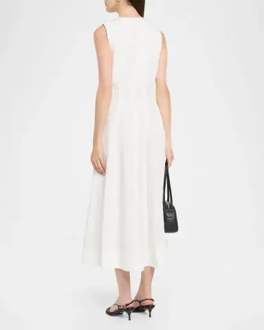 Róhe Sculptural Waist Maxi Dress | Thumbnail 3 Róhe Sculptural Waist Maxi Dress | Thumbnail 3