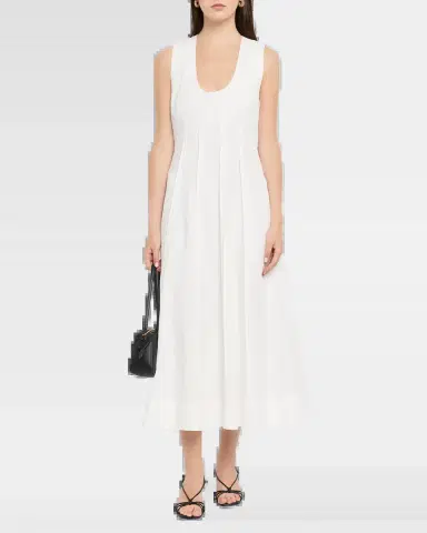 Róhe Sculptural Waist Maxi Dress | Thumbnail 6 Róhe Sculptural Waist Maxi Dress | Thumbnail 6