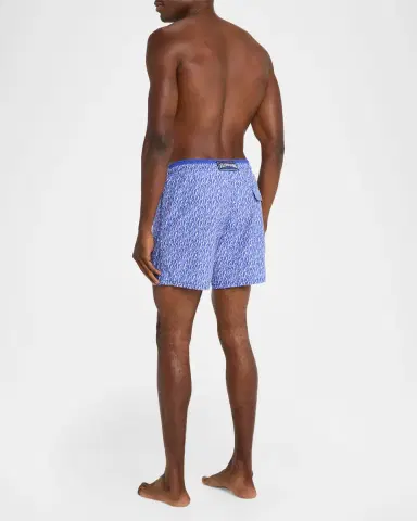 Vilebrequin Men's Graphic Shells Swim Trunks | Thumbnail 3 Vilebrequin Men's Graphic Shells Swim Trunks | Thumbnail 3
