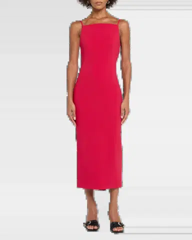Givenchy Sliced Square-Neck Sleeveless Midi Dress | Thumbnail 6 Givenchy Sliced Square-Neck Sleeveless Midi Dress | Thumbnail 6