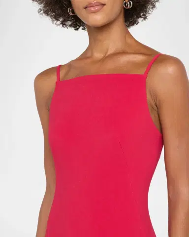 Givenchy Sliced Square-Neck Sleeveless Midi Dress | Thumbnail 8 Givenchy Sliced Square-Neck Sleeveless Midi Dress | Thumbnail 8