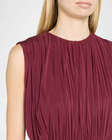 FForme Leonora Sleeveless Draped Crepe Jersey Midi Dress | Thumbnail 5 FForme Leonora Sleeveless Draped Crepe Jersey Midi Dress | Thumbnail 5
