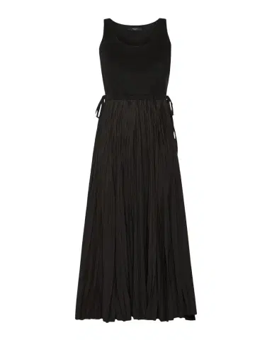 Weekend Max Mara Sleeveless Crinkled A-Line Midi Dress | Thumbnail 1 Weekend Max Mara Sleeveless Crinkled A-Line Midi Dress | Thumbnail 1