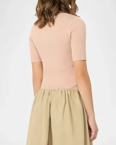Weekend Max Mara Crewneck Rib Knit Shirt | Thumbnail 3 Weekend Max Mara Crewneck Rib Knit Shirt | Thumbnail 3