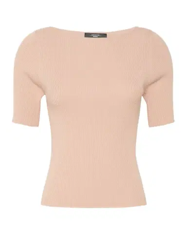Weekend Max Mara Crewneck Rib Knit Shirt | Thumbnail 1 Weekend Max Mara Crewneck Rib Knit Shirt | Thumbnail 1