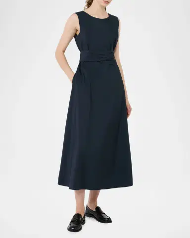 Weekend Max Mara Sleeveless Tie-Waist Midi Dress | Thumbnail 2 Weekend Max Mara Sleeveless Tie-Waist Midi Dress | Thumbnail 2