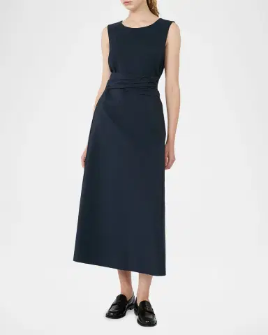 Weekend Max Mara Sleeveless Tie-Waist Midi Dress | Thumbnail 3 Weekend Max Mara Sleeveless Tie-Waist Midi Dress | Thumbnail 3