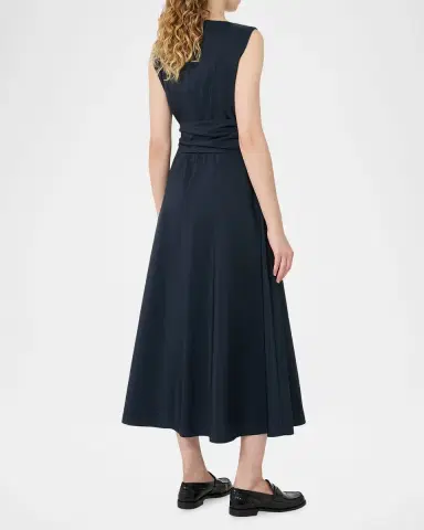 Weekend Max Mara Sleeveless Tie-Waist Midi Dress | Thumbnail 4 Weekend Max Mara Sleeveless Tie-Waist Midi Dress | Thumbnail 4