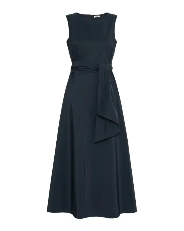 Sleeveless Tie-Waist Midi Dress Sleeveless Tie-Waist Midi Dress