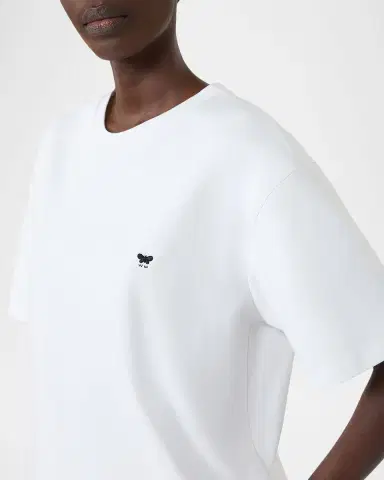 Weekend Max Mara Lace-Hem Cotton T-Shirt | Thumbnail 5 Weekend Max Mara Lace-Hem Cotton T-Shirt | Thumbnail 5
