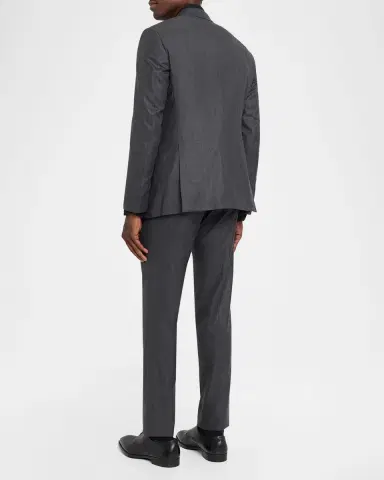 Giorgio Armani Men 's Wool Herringbone Single-Breasted Suit | Thumbnail 3 Giorgio Armani Men 's Wool Herringbone Single-Breasted Suit | Thumbnail 3