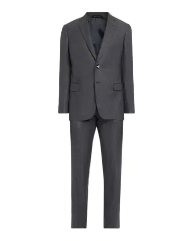 Giorgio Armani Men 's Wool Herringbone Single-Breasted Suit | Thumbnail 1 Giorgio Armani Men 's Wool Herringbone Single-Breasted Suit | Thumbnail 1