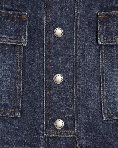 Dolce & Gabbana Girl 's Pleated Denim Mini Skirt, Size 2-6 | Thumbnail 3 Dolce & Gabbana Girl 's Pleated Denim Mini Skirt, Size 2-6 | Thumbnail 3