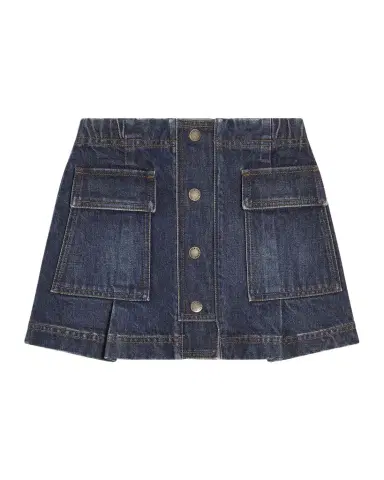 Dolce & Gabbana Girl 's Pleated Denim Mini Skirt, Size 2-6 | Thumbnail 1 Dolce & Gabbana Girl 's Pleated Denim Mini Skirt, Size 2-6 | Thumbnail 1