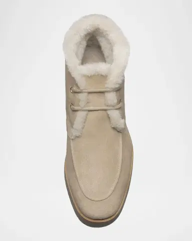 Bougeotte Shearling-Lined Suede Ankle Boots | Thumbnail 3 Bougeotte Shearling-Lined Suede Ankle Boots | Thumbnail 3