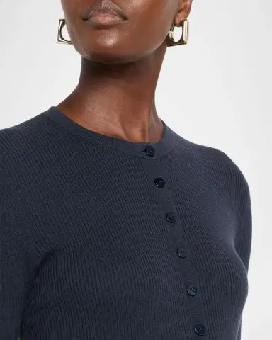 Lisa Yang Airi Cotton-Cashmere Henley Sweater | Thumbnail 5 Lisa Yang Airi Cotton-Cashmere Henley Sweater | Thumbnail 5