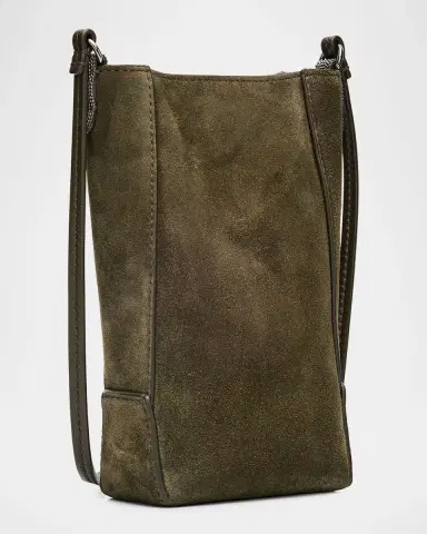 Brunello Cucinelli Suede Crossbody Bag | Thumbnail 3 Brunello Cucinelli Suede Crossbody Bag | Thumbnail 3