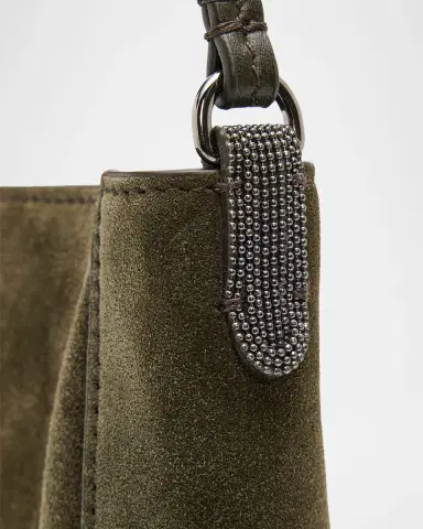 Brunello Cucinelli Suede Crossbody Bag | Thumbnail 6 Brunello Cucinelli Suede Crossbody Bag | Thumbnail 6